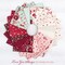 Love You Always 5" Square Pack (Charm Pack / 5" Stacker) by Sandy Gervais for Riley Blake (5-16870-42)